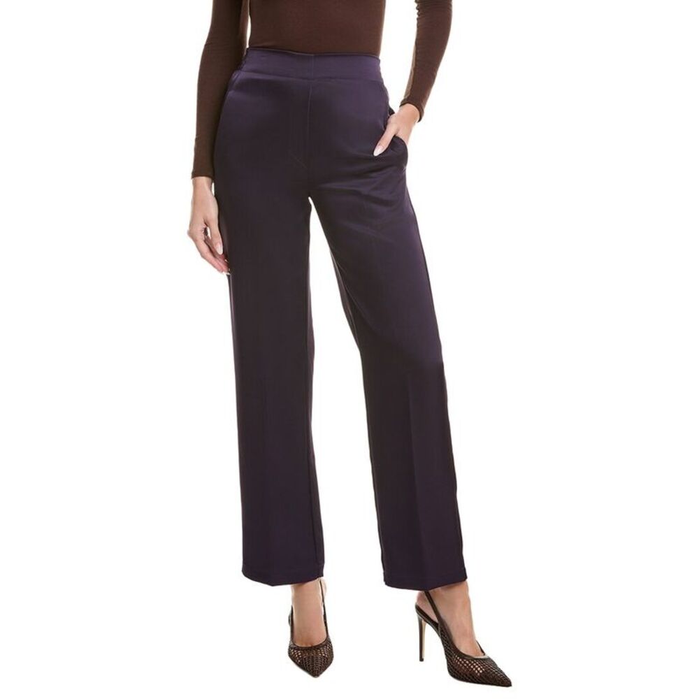 Leset Womens  Barb Straight Leg Pant, Purple